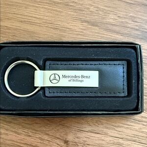 Mercedes-Benz Black Leather Key Holder